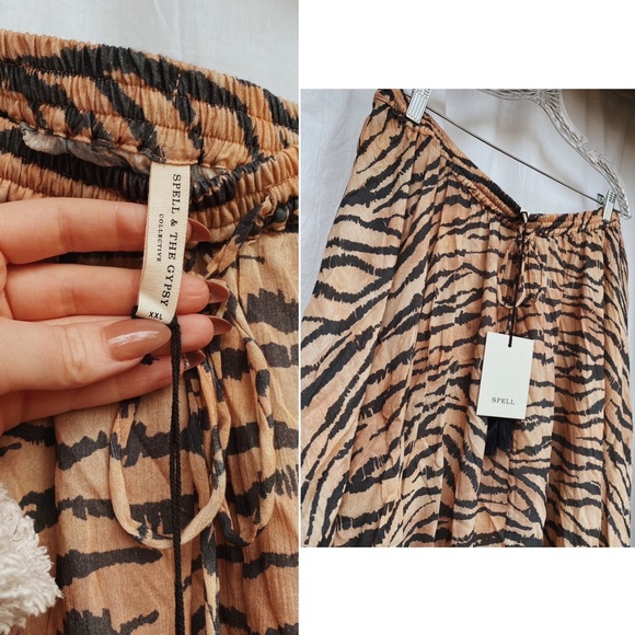 Brand New Spell Banksia Maxi Skirt in Animale XXL - Picture 8 of 16